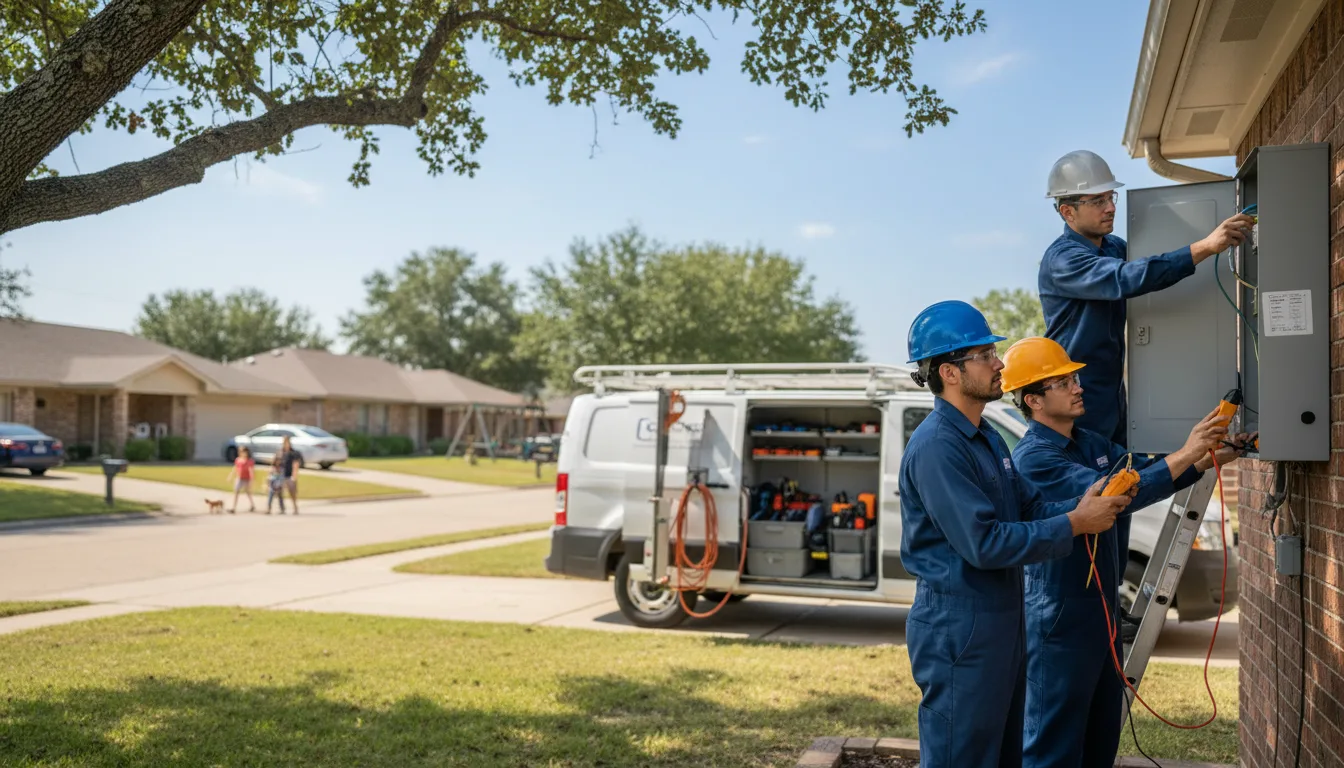 Certified electrician providing emergency electrical services in Woodward, IA